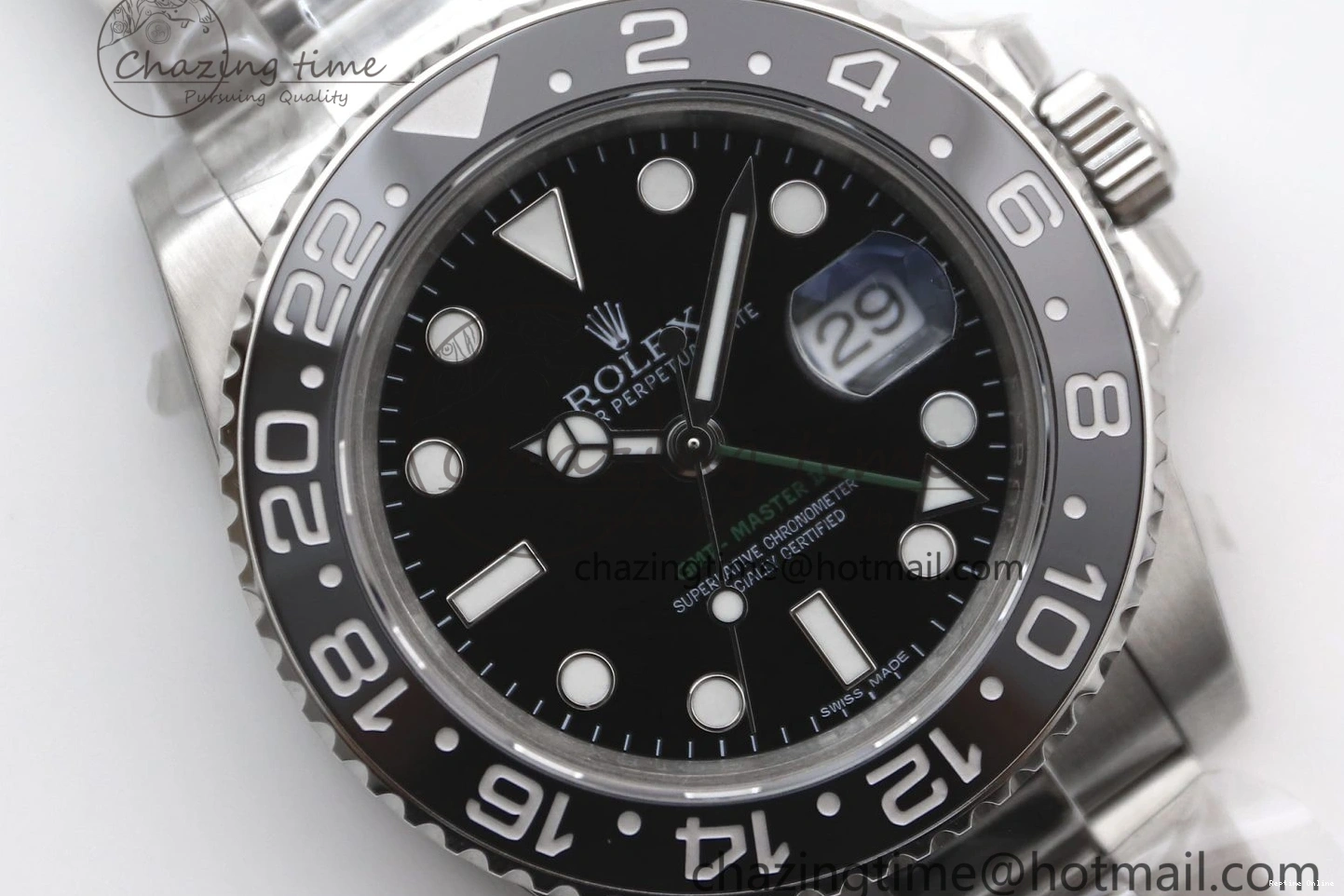 0215 Tailored GMT Master II 116710 LN 904L SS TW+ Best Edition on Oyster Bracelet VR3186 CHS 1980